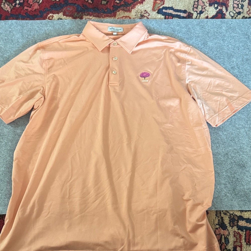 Peter Millar Peach Polo Shirt
